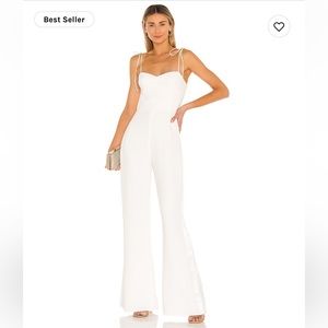 Revolve Champagne Jumpsuit